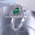 White Gold Plated Fashion Jewelry Female Ring for Wholesale,heart shape